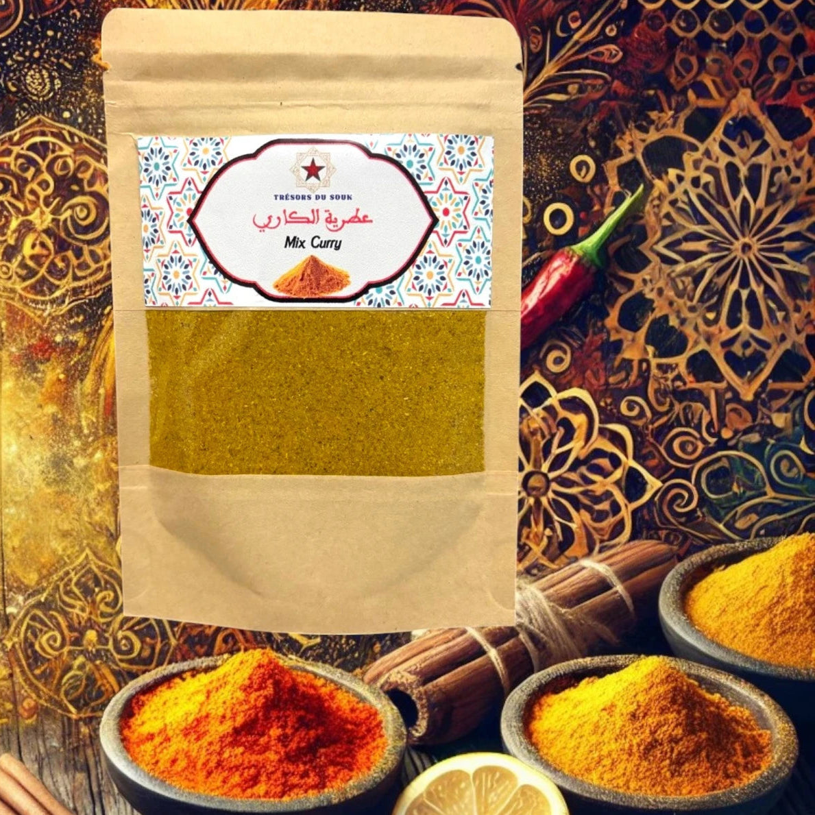 Organik Baharat Karışımı Köri 45g - Doğal ve El Yapımı Baharat