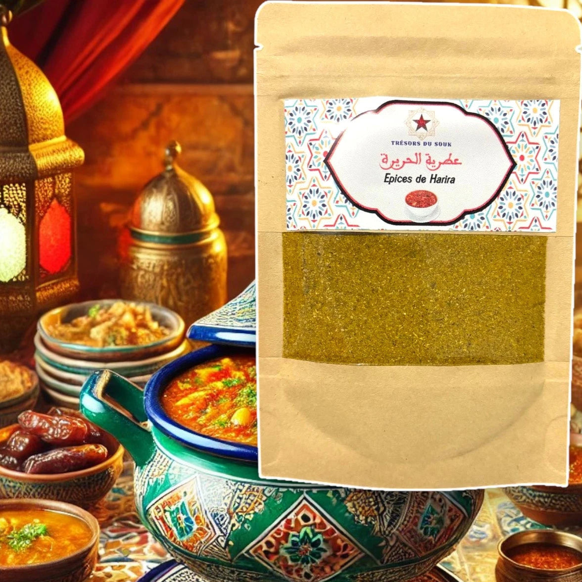 Epices Harira Soupe Marocaine Bio 45g - Epice Naturelle et Artisanale