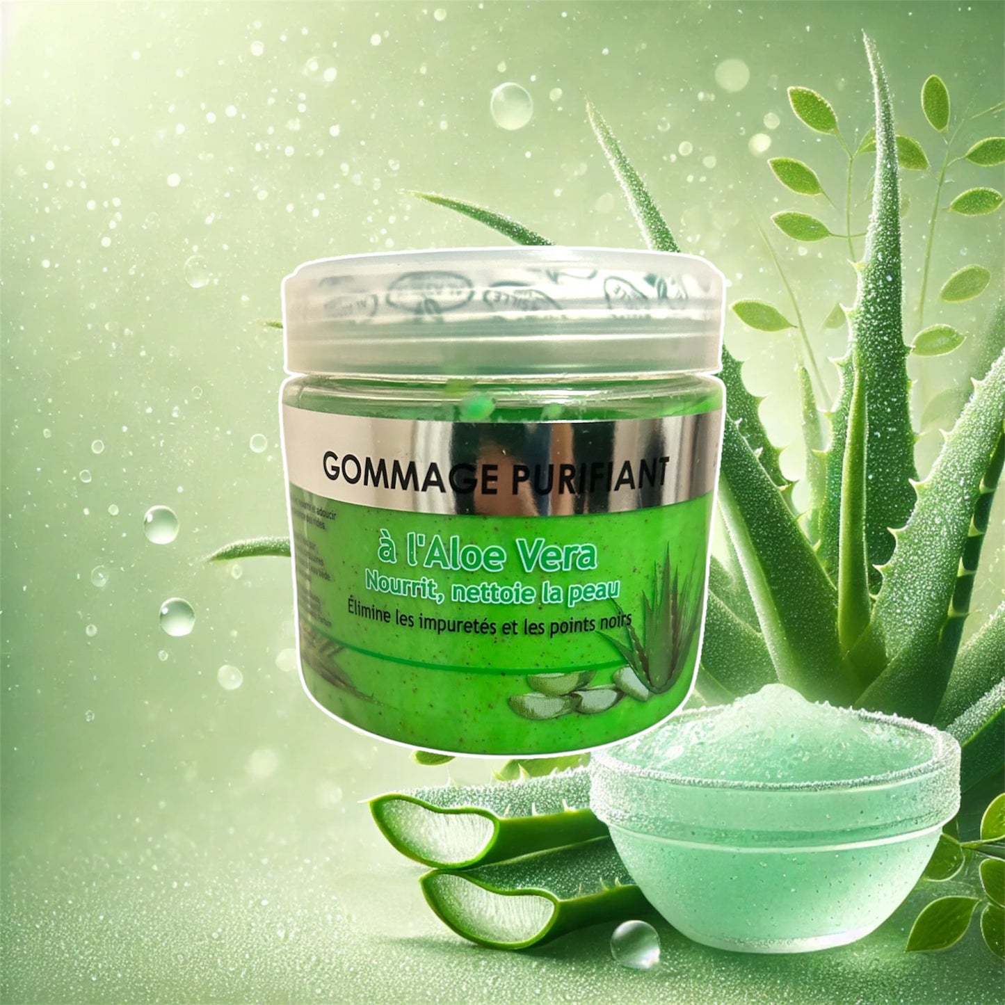 Esfoliante AL ASSILLE Bio all'Aloe Vera – 200g
