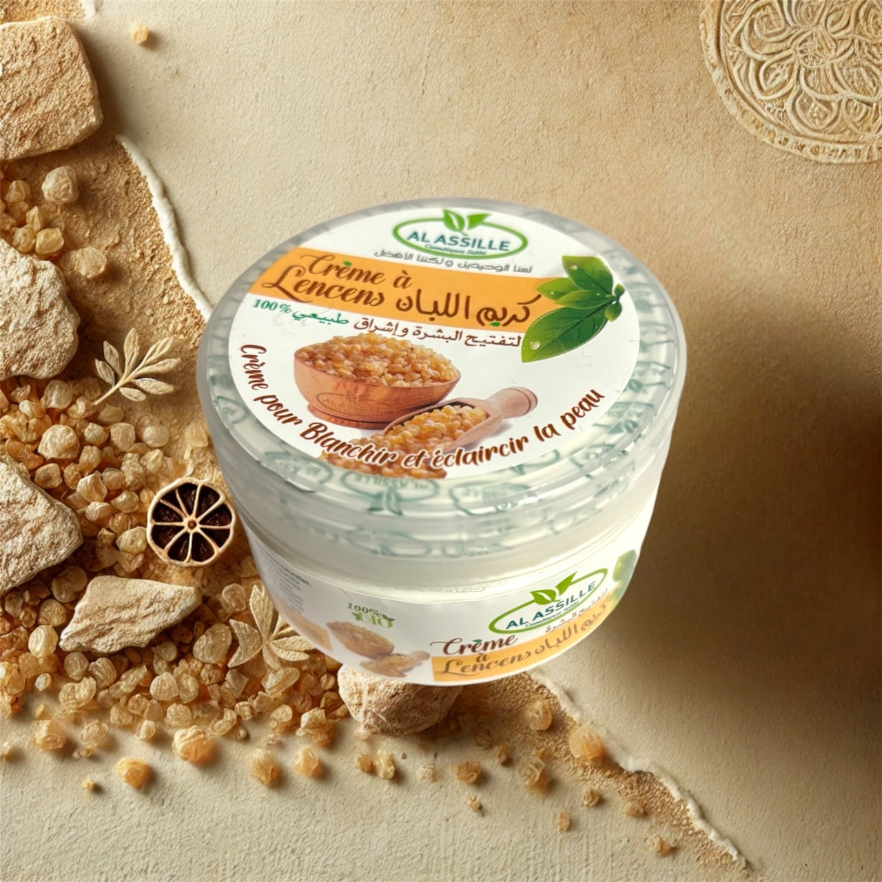 Crema all'Incenso 100ml AL ASSILLE - Trattamento Anti-Età e Idratante Naturale