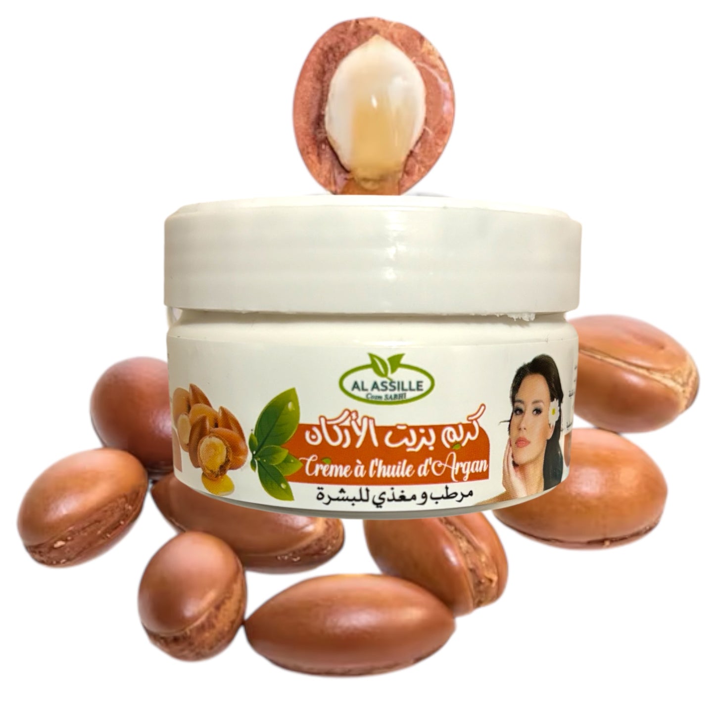 Argan Yağı Kremi 100ml AL ASSILLE - Nemlendirme ve Doğal Parlaklık