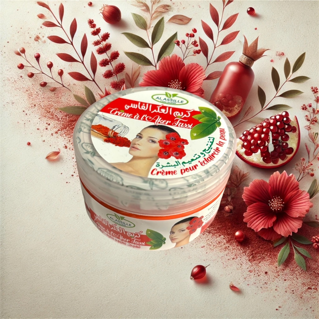 Aker Fassi Kremi 100ml AL ASSILLE - Doğal Parlaklık ve Nemlendirme