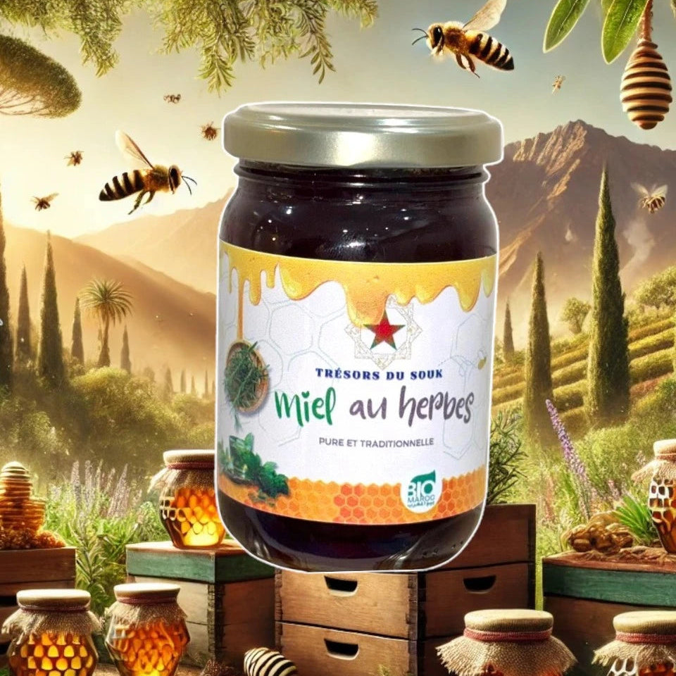 Miele alle Erbe 250g Marocchino - Autentico e Benefico Tesori del Souk