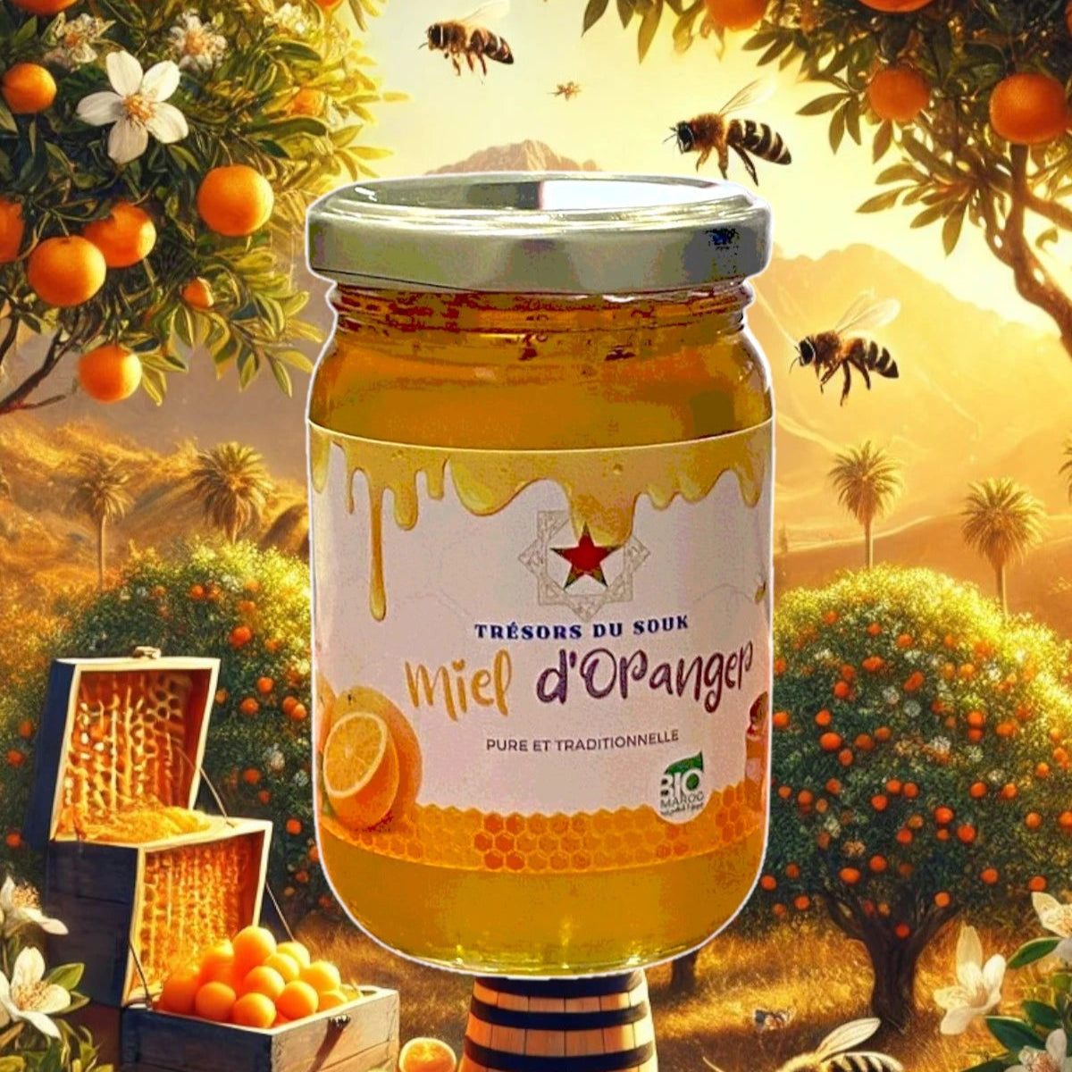 Bio-Orangenhonig – Reinheit und Süße Trésors du Souk