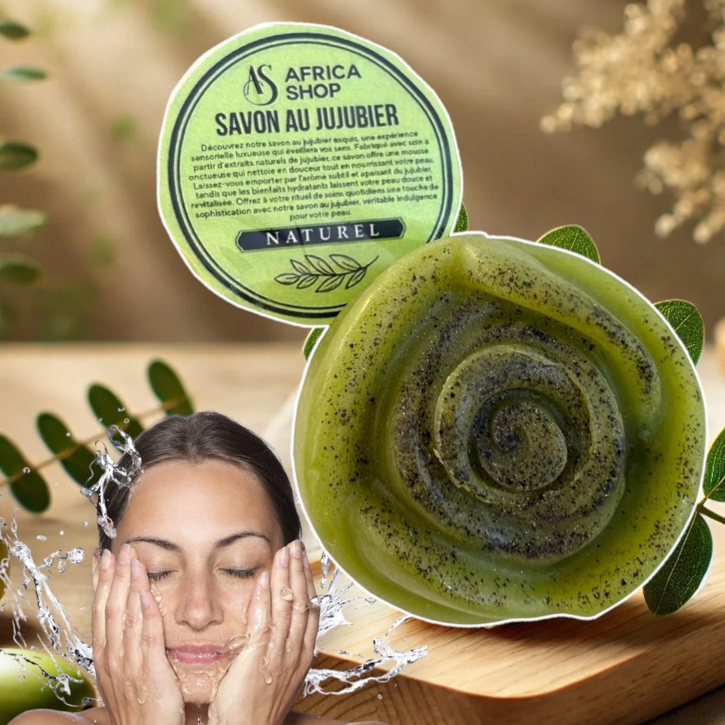 Sapone di Giuggiolo 100% Naturale - Origine Marocco - Africa Shop | Tesori del Souk