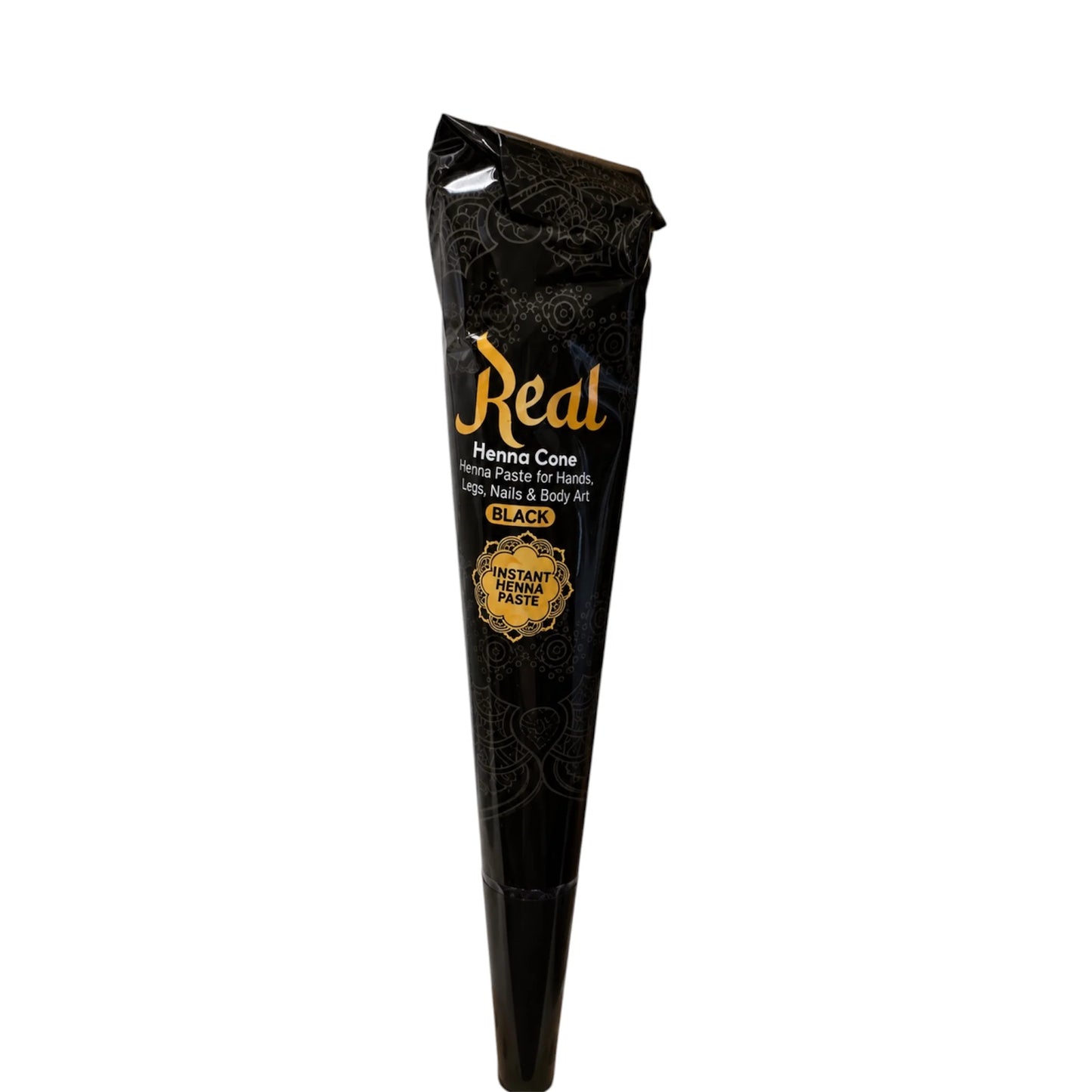 Cône de Henné Instantané Noir REAL – Tatouage Mains, Pieds, Ongles