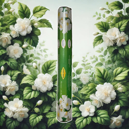 Bastones de Incienso Pancholi - Perfume Jazmín (16 bastones)