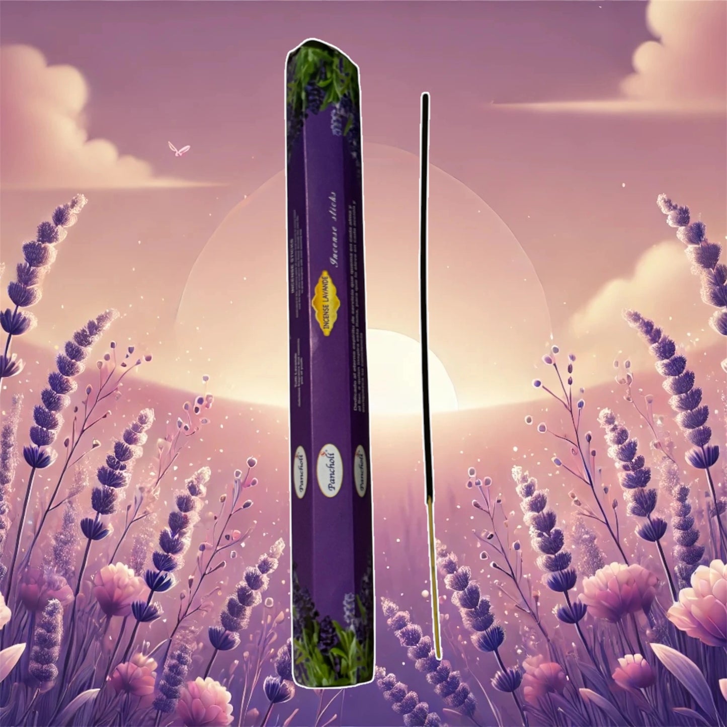 Bastoncini di Incenso Pancholi - Profumo Lavanda (16 bastoncini)