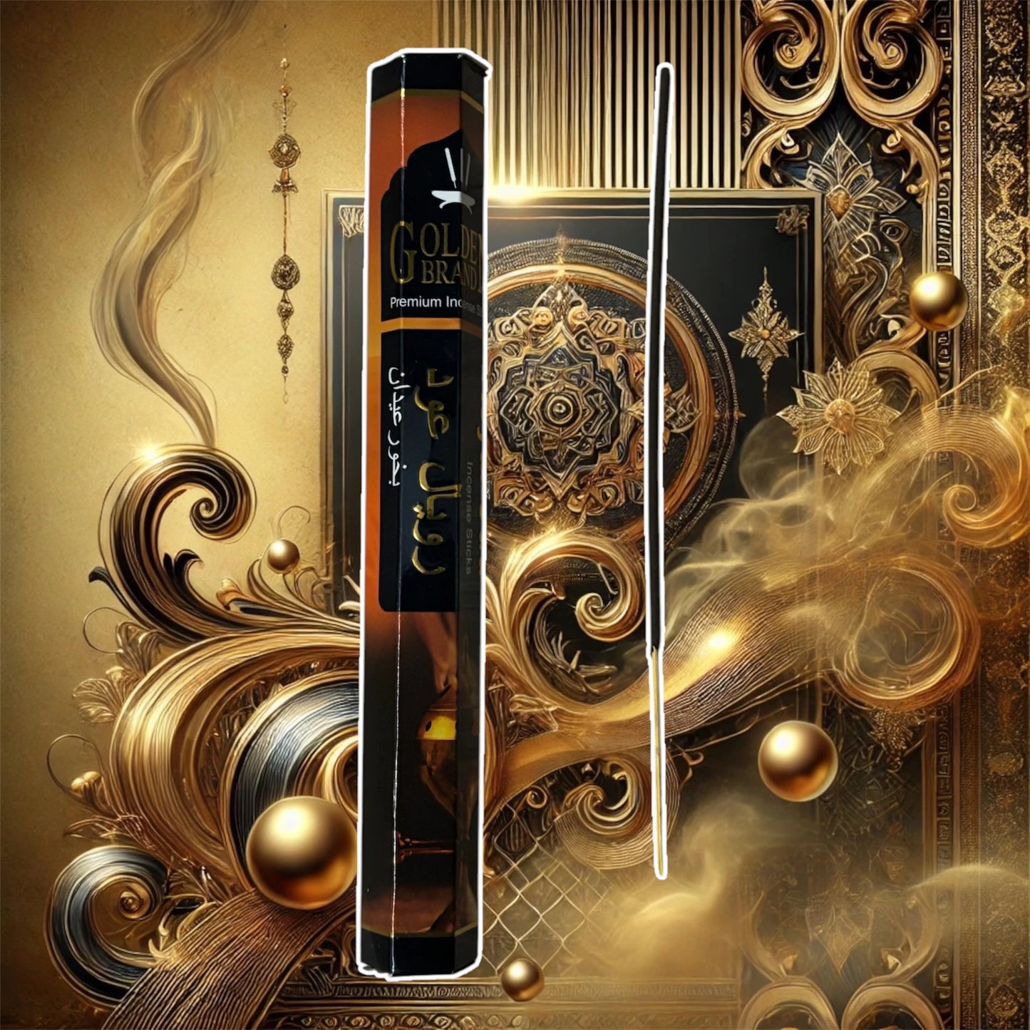 Bastoncini di Incenso Golden Brand - Oud Premium (16 bastoncini)