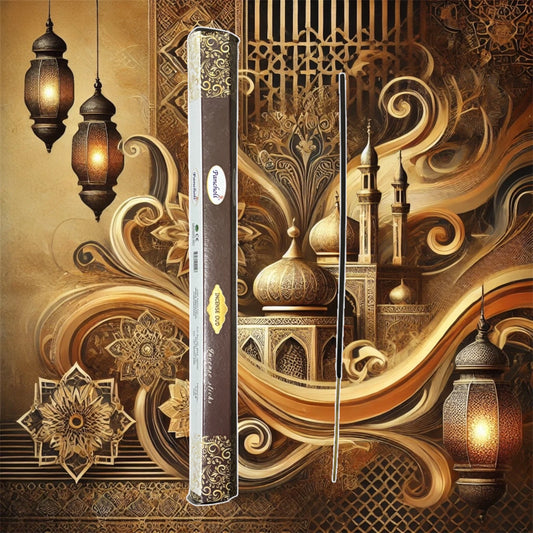 Bastones de Incienso Pancholi - Perfume Oud (16 bastones)