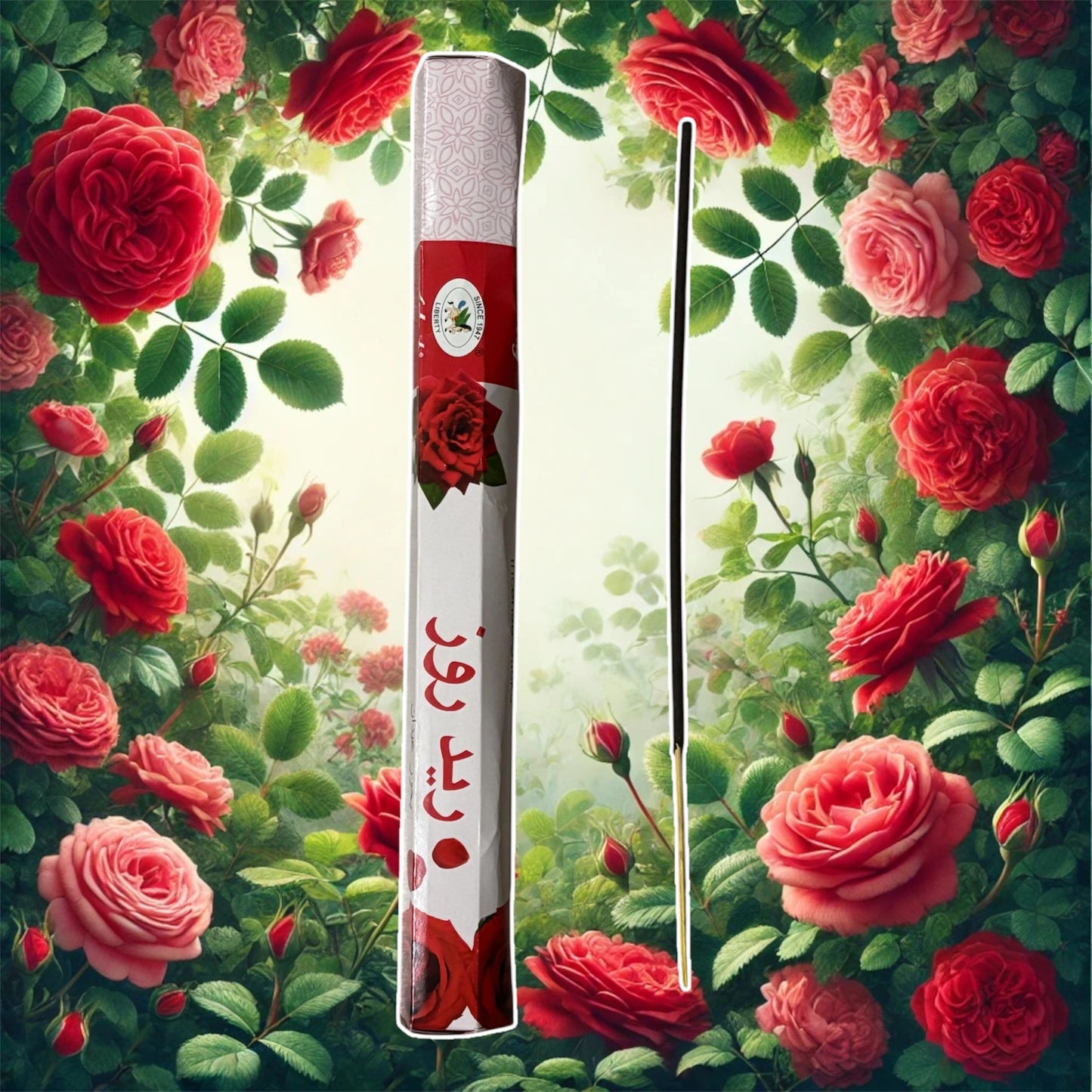 Liberty Tütsü Çubukları - Kırmızı Gül Kokusu (16 çubuk)