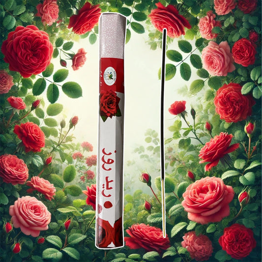 Bastones de Incienso Liberty - Perfume Rosa Roja (16 bastones)