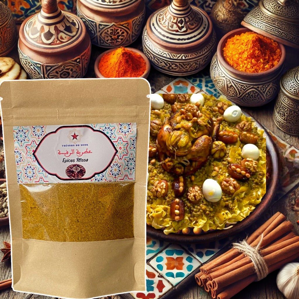 Organic Rfissa Spices 45g - Natural and Handmade Spice Blend