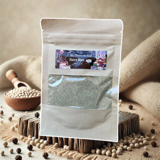 Pimienta Blanca Molida Ecológica 45g – Especia Natural