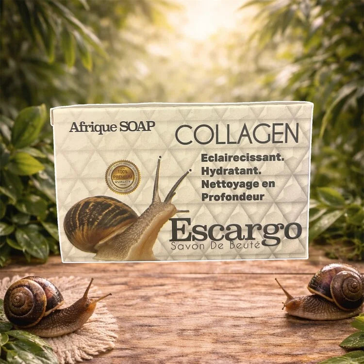 Savon au Filtrat d'Escargot – 125g Éclaircissant & Hydratant