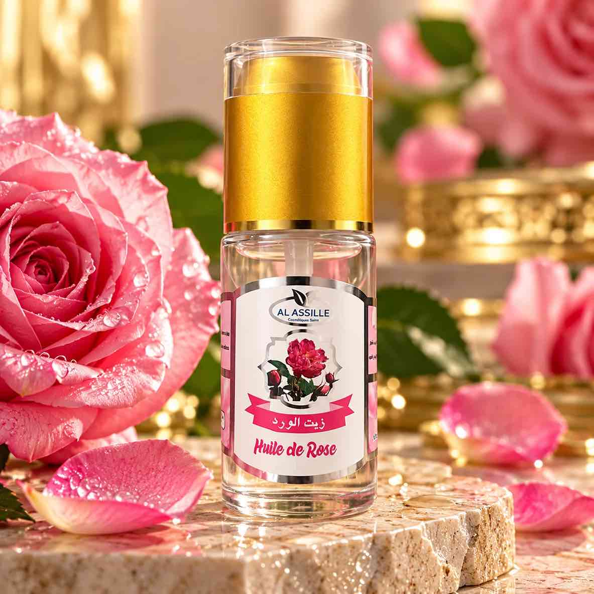 Sérum Huile de Rose Spray AL ASSILLE 60ml – Bio & Naturel