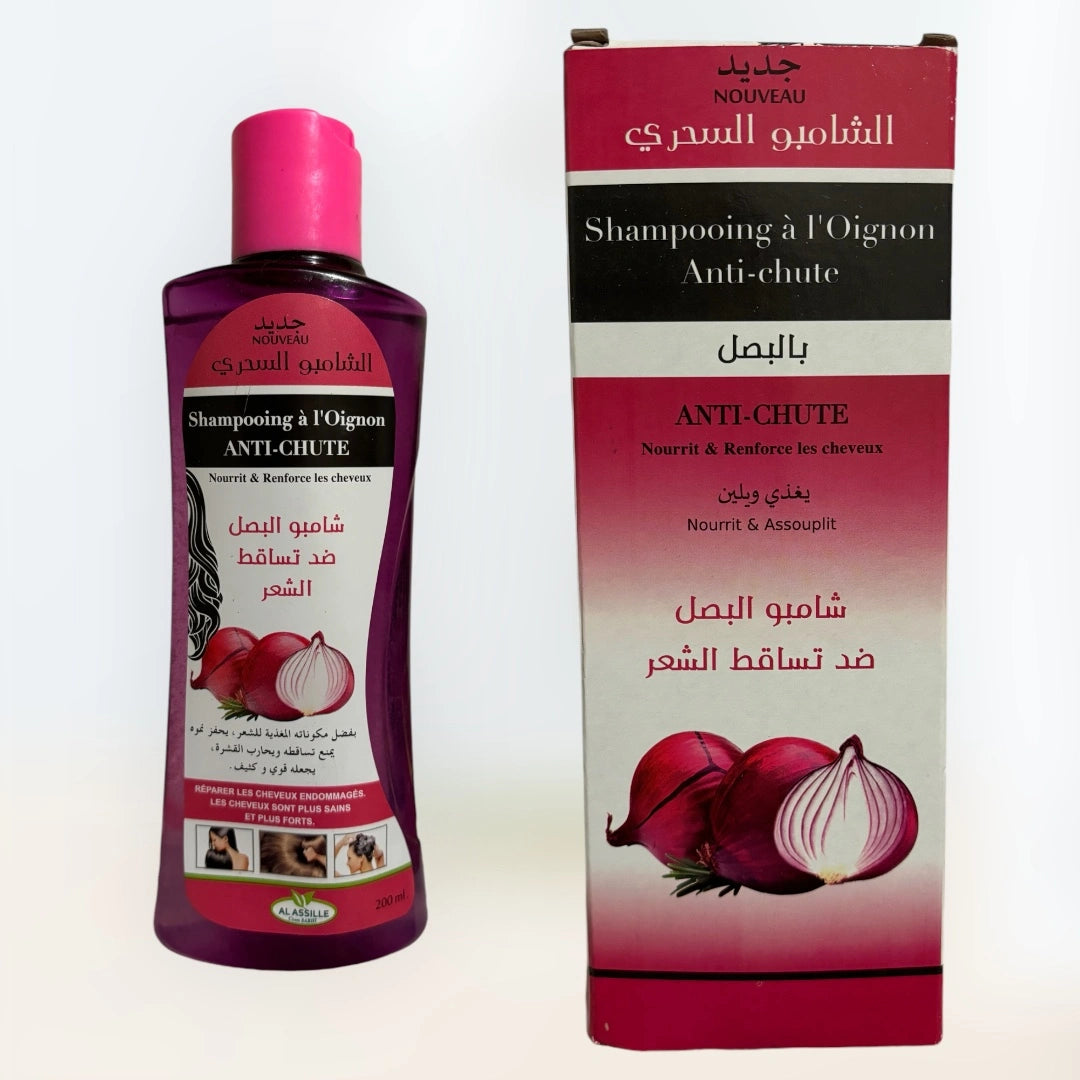 Shampoing Anti-Chute a l'oignon Bio - 200ml - AL ASSILLE -