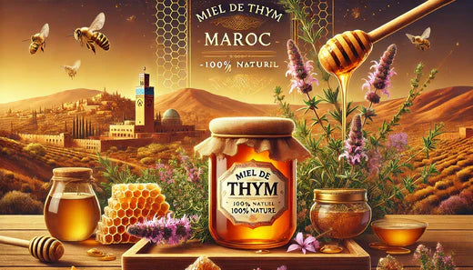 Miel de Thym Marocain L’Or Liquide aux Bienfaits Inégalés