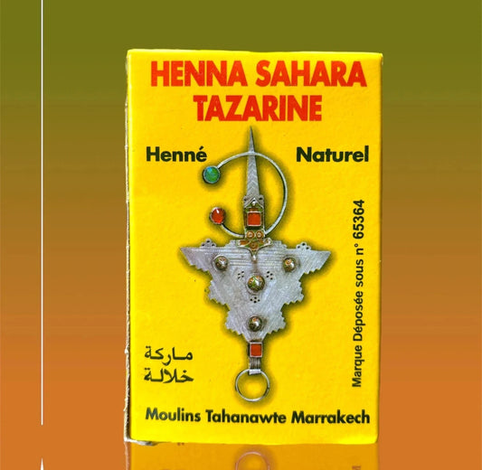 Henné Sahara Tazarine 100g – Henna à Tatouage Traditionnel