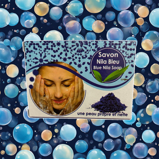 Savon Nila Bleu Al ASSILLE - Éclaircissant et Purifiant 100g