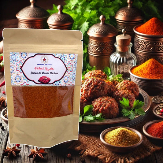 Epice Viande Hachée Kéfta  Moulue Bio 45g - Epice Naturelle et Artisanale