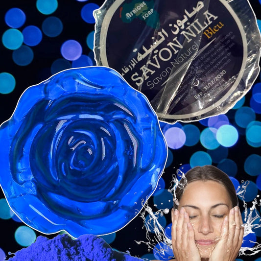 Seife mit Nila in Blumenform – 100% Natürlich | Herkunft Marokko