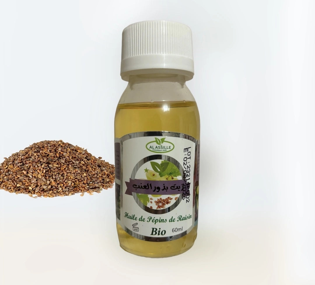 Huile de Pépins de Raisin BIO - 60ml - AL ASSILLE