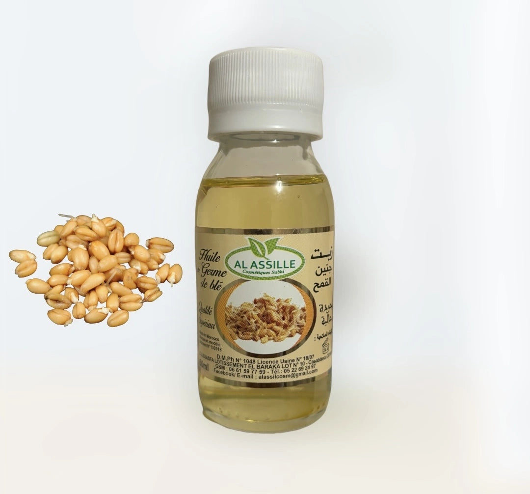 Organic Wheat Germ Oil - 60ml - AL ASSILLE