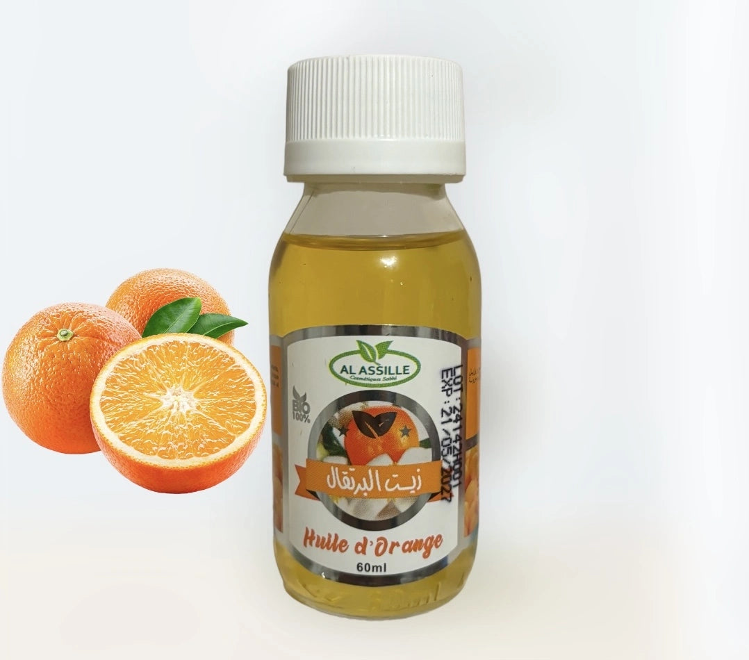 Organic Orange Zest Oil - 60ml - AL ASSILLE