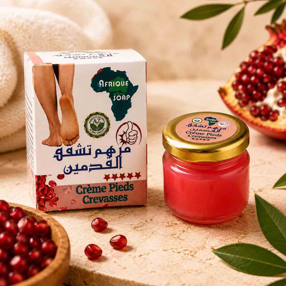 Afrique Soap Çatlak Karşıtı Ayak Kremi 100g – Onarıcı Nar