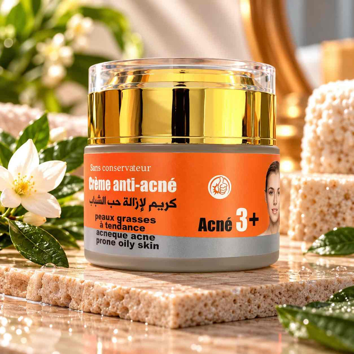 Pot de crème pour peaux grasses à imperfections à l’acide salicylique Afrique Soap, 100 g