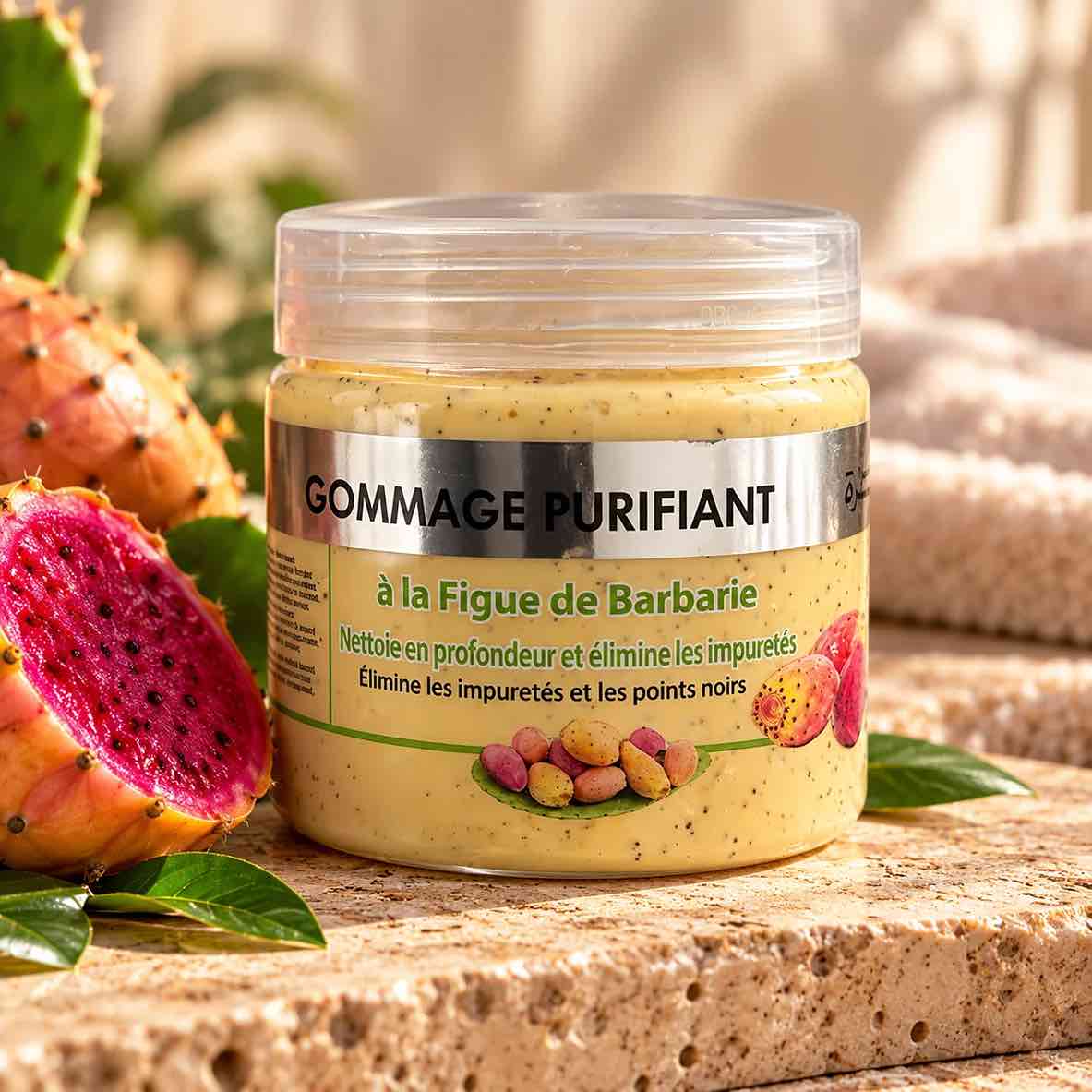 Gommage Purifiant AL ASSILLE à la Figue de Barbarie 150g – Bio & Naturel