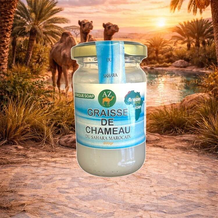 Graisse de Chameau Pure Afrique Soap  – 200g Naturelle & Hydratante
