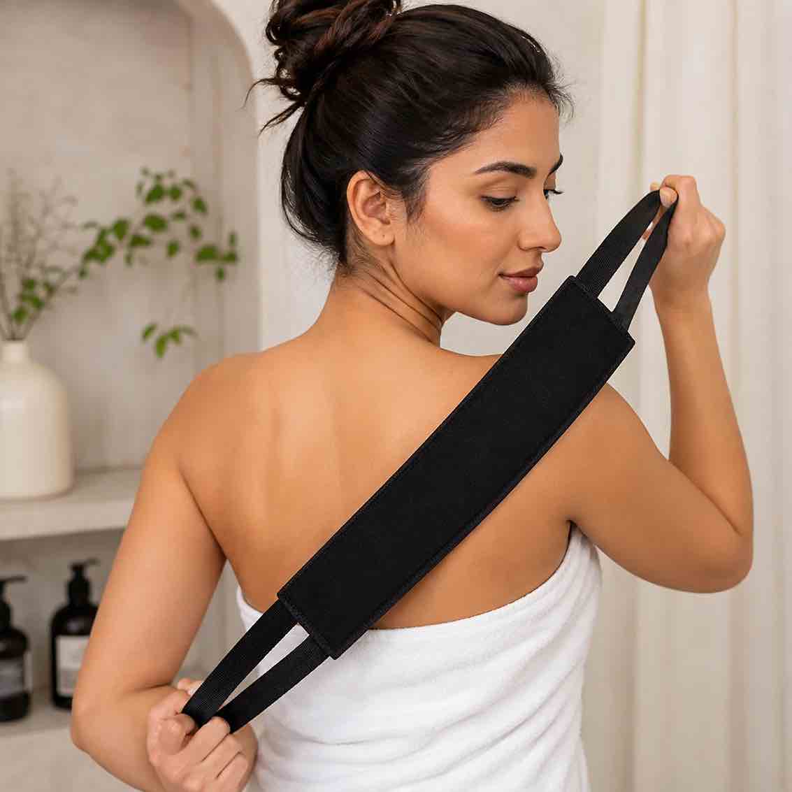Correa dorsal Kessa tradicional de Marruecos – Exfoliante para la espalda