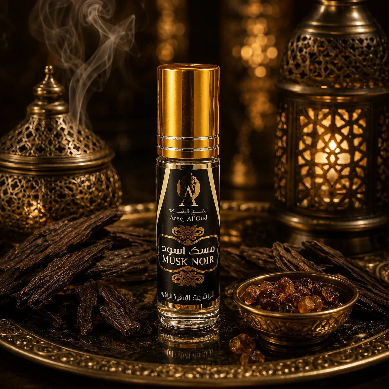 Musk Noir Areej Al Oud 6ml – Intenso y envolvente