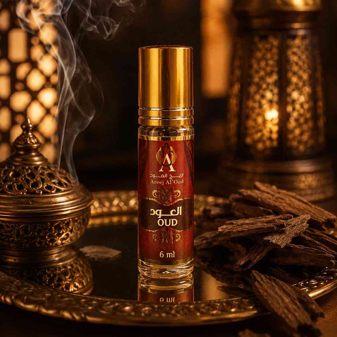 Musk Oud Areej Al Oud 6ml – Madera de agar auténtica