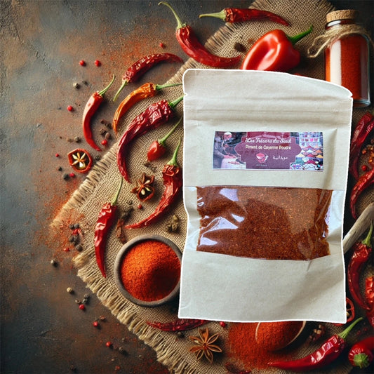 Piment de Cayenne Moulu Bio 45g – Épice Naturelle