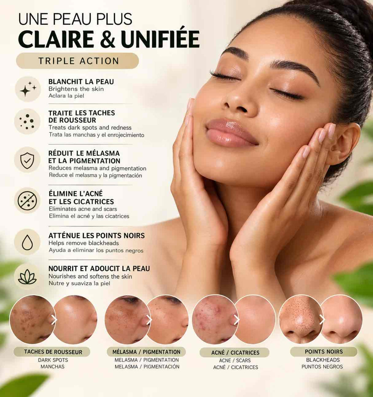 Savon Doctora Afrique Soap qui nettoie et nourrit la peau du visage et du corps