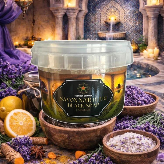 Lavantalı Beldi Siyah Sabun – 200g Organik ve El Yapımı