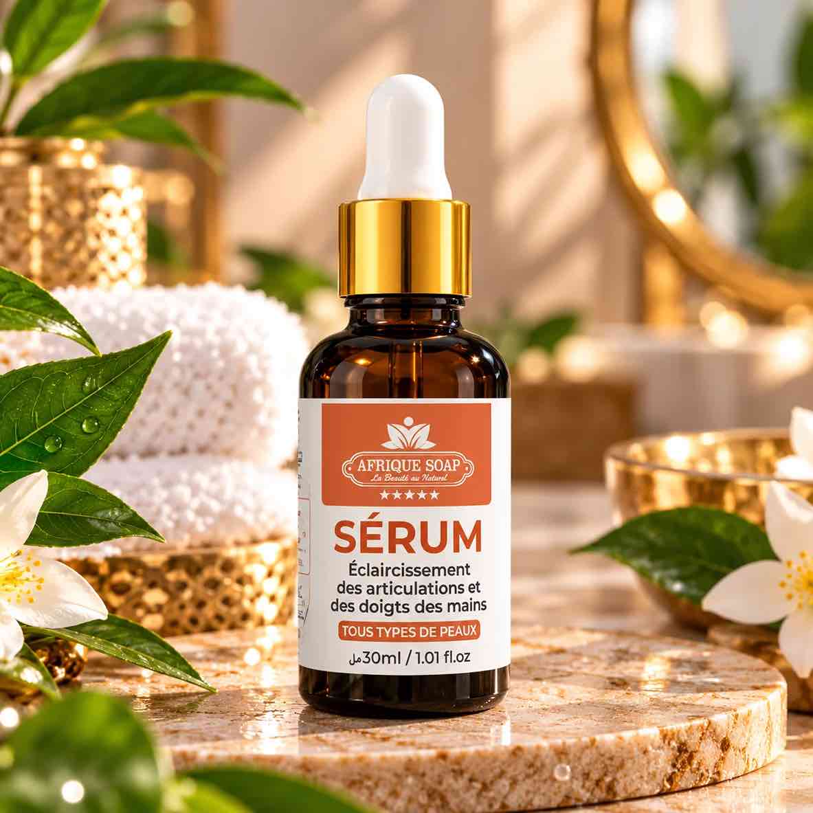 Sérum para Manos y Dedos Afrique Soap 30ml – Unifica el Tono y Aporta un Brillo Natural