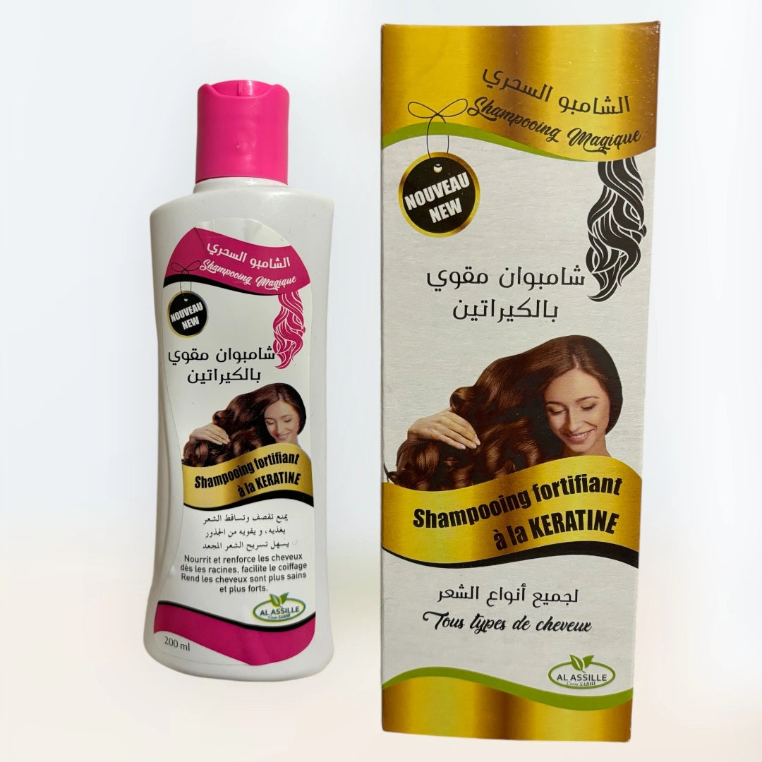 Stärkendes Keratin-Shampoo – 200 ml – AL ASSILLE