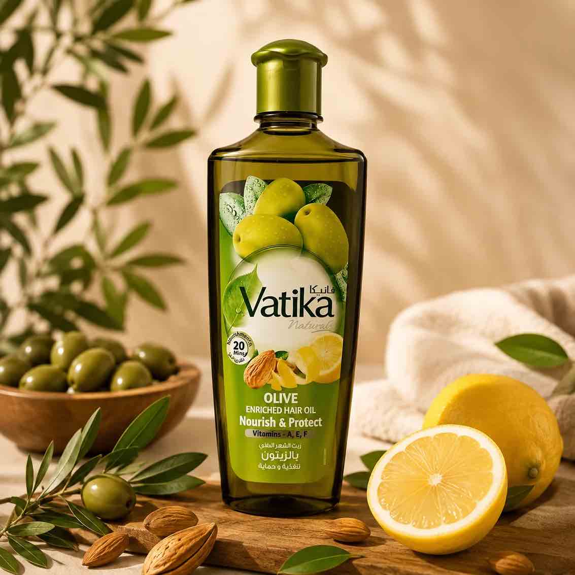 Vatika Olive Oil Shampoo 200ml – Nourishing and Strengthening