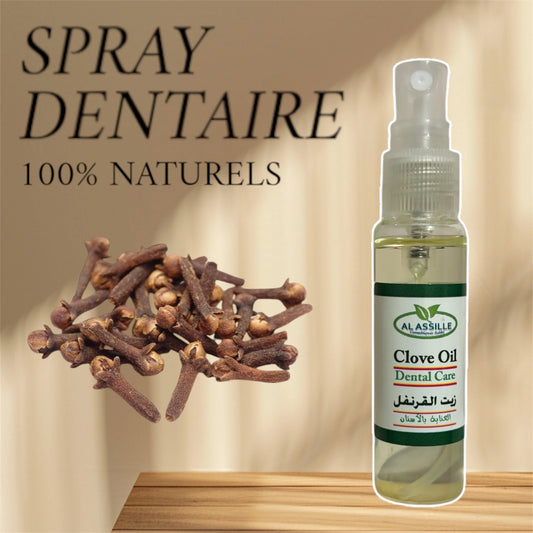 Spray Dentaire au Clou de Girofle AL ASSILLE - Protection, Fraîcheur et Soulagement 5ml